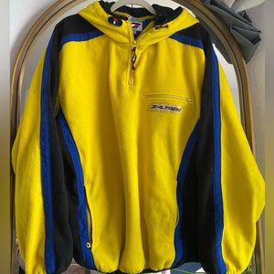 Tommy Hilfiger Men's 1/4 Zip Hooded Fleece Pullover